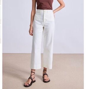 Apiece Apart Classic Merida Pant Cream Size 10